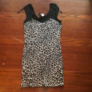 Mini cheetah dress